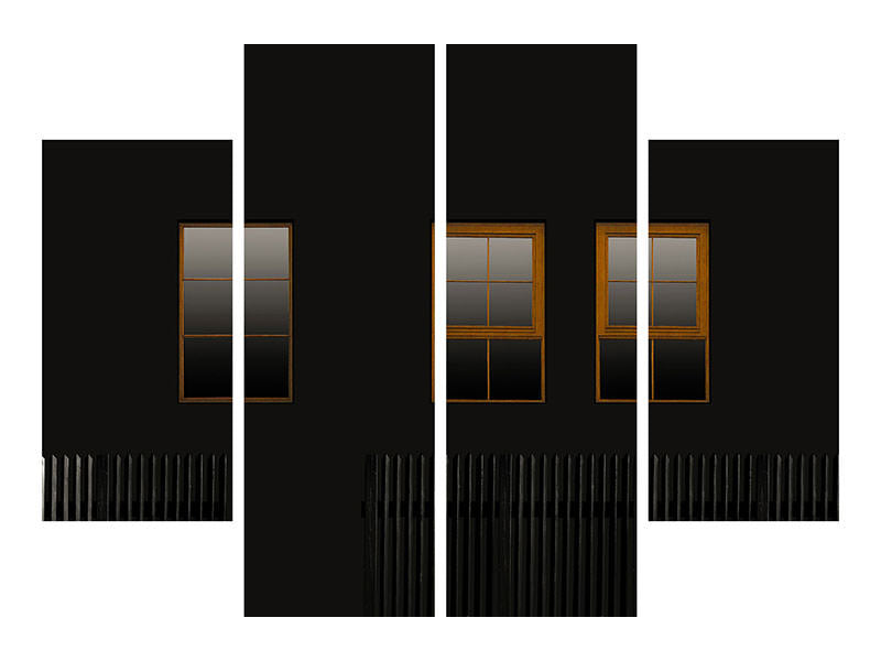 4-piece-canvas-print-windows-in-the-dark