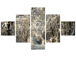 5-piece-canvas-print-a-winter-dream