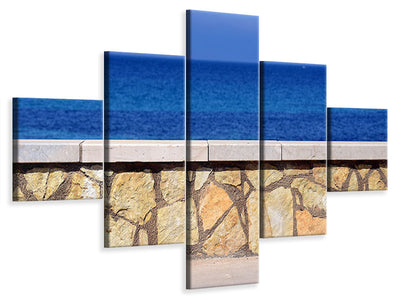 5-piece-canvas-print-at-the-beach-promenade