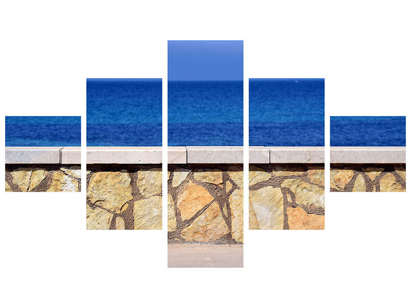 5-piece-canvas-print-at-the-beach-promenade