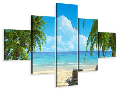 5-piece-canvas-print-beach-paradise-ii