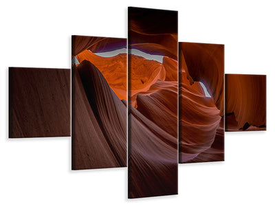 5-piece-canvas-print-fantastic-antelope-canyon