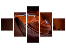 5-piece-canvas-print-fantastic-antelope-canyon