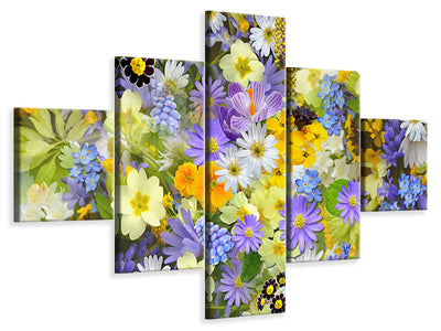 5-piece-canvas-print-fresh-spring-flowers