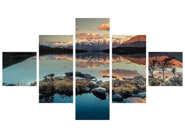 5-piece-canvas-print-gongga-twilight