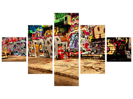 5-piece-canvas-print-graffiti-ny