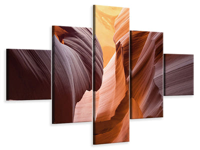 5-piece-canvas-print-grand-antelope-canyon