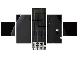 5-piece-canvas-print-guitar-in-black