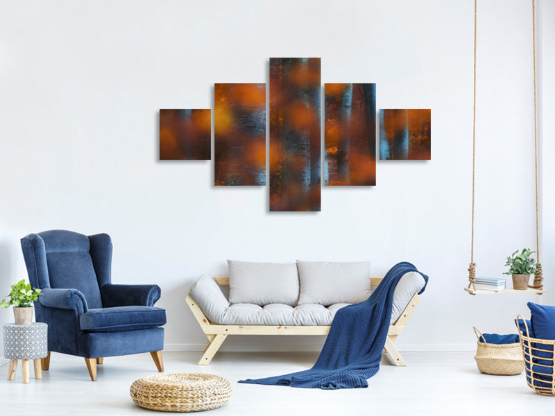 5-piece-canvas-print-hidden-forest