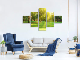 5-piece-canvas-print-in-the-park