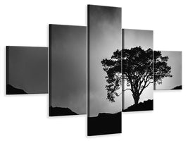 5-piece-canvas-print-lone-tree