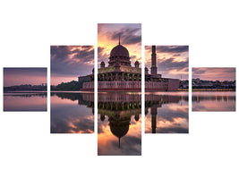 5-piece-canvas-print-masjid-putrajaya