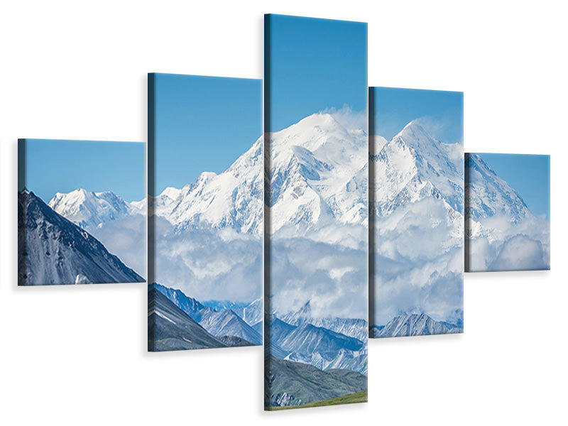 5-piece-canvas-print-mt-denali