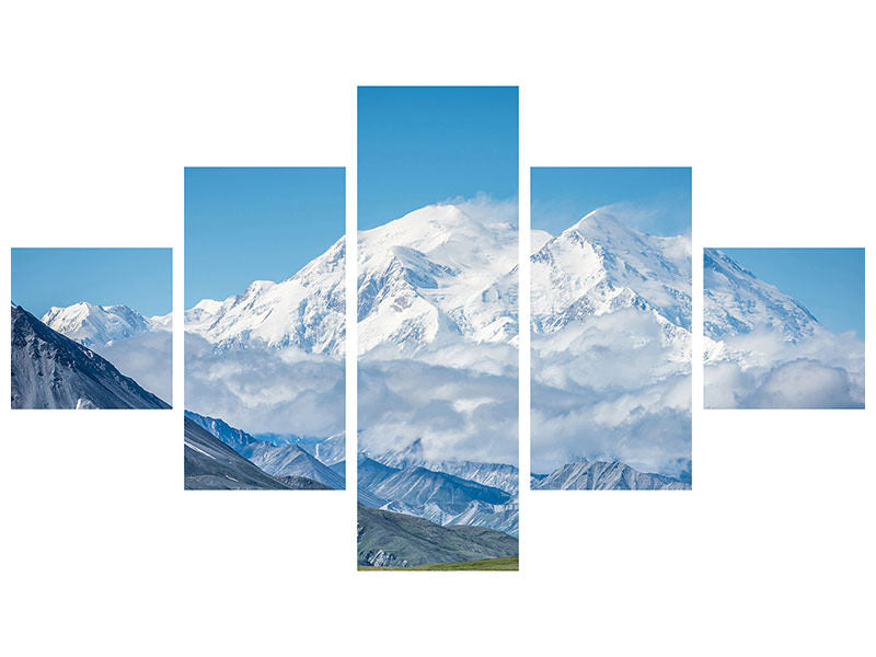 5-piece-canvas-print-mt-denali