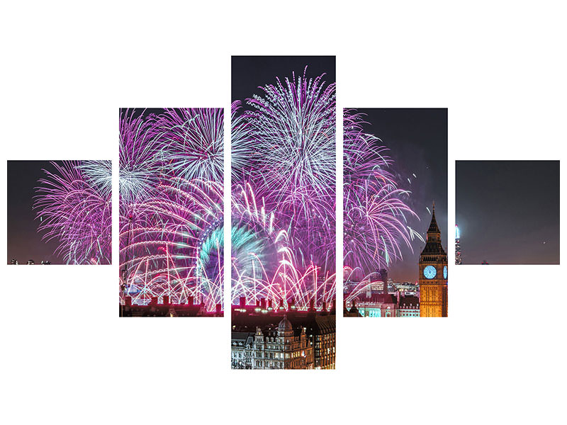 5-piece-canvas-print-new-year-fireworks