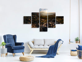 5-piece-canvas-print-rocks-table