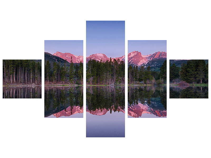 5-piece-canvas-print-sprague-lake-rocky-mountains