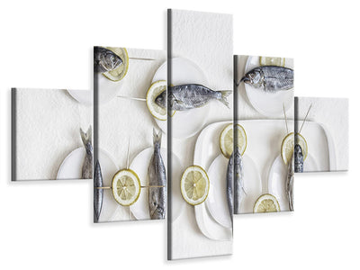 5-piece-canvas-print-still-life-with-fish
