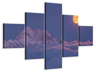 5-piece-canvas-print-super-moon-rises