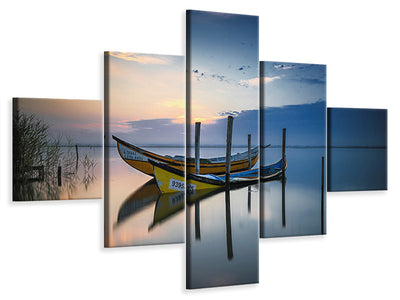 5-piece-canvas-print-the-boats