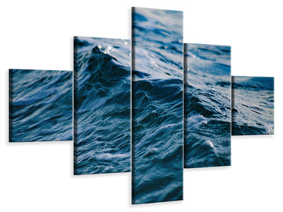 5-piece-canvas-print-the-sea-xl