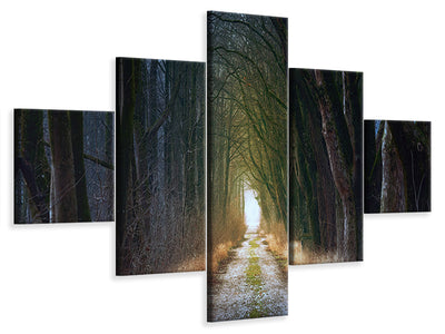 5-piece-canvas-print-the-tree-avenue