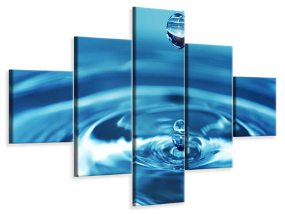 5-piece-canvas-print-the-water-drops