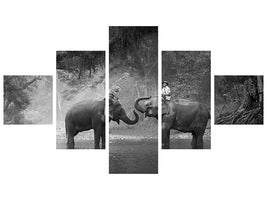 5-piece-canvas-print-two-elephants