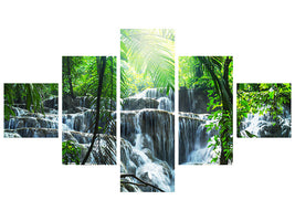 5-piece-canvas-print-waterfall-agua-azul