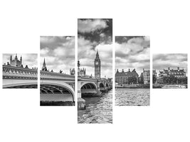 5-piece-canvas-print-westminster-bridge