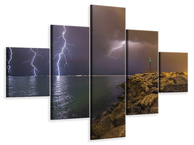 5-piece-canvas-print-when-lightning-strikes