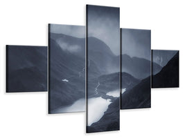 5-piece-canvas-print-winter-comes