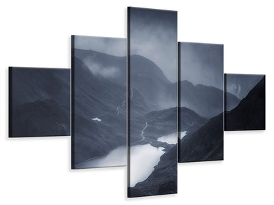 5-piece-canvas-print-winter-comes