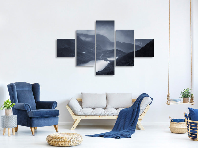 5-piece-canvas-print-winter-comes