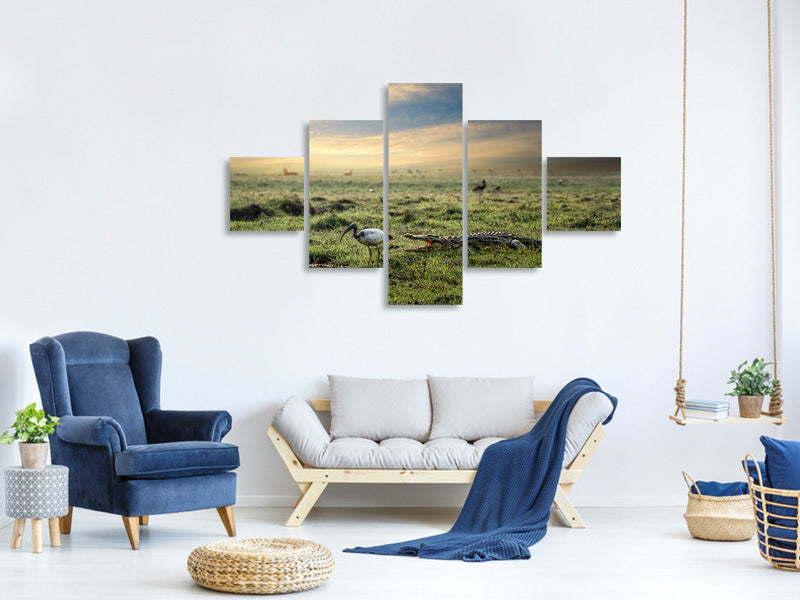 5-piece-canvas-print-world-without-humans