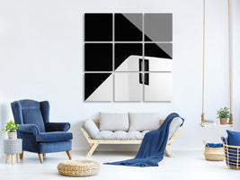 9-piece-canvas-print-black-window