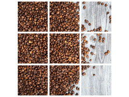 9-piece-canvas-print-coffee-beans
