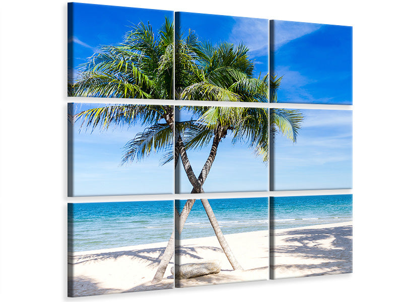 9-piece-canvas-print-dream-beach-caribbean