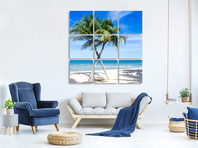 9-piece-canvas-print-dream-beach-caribbean