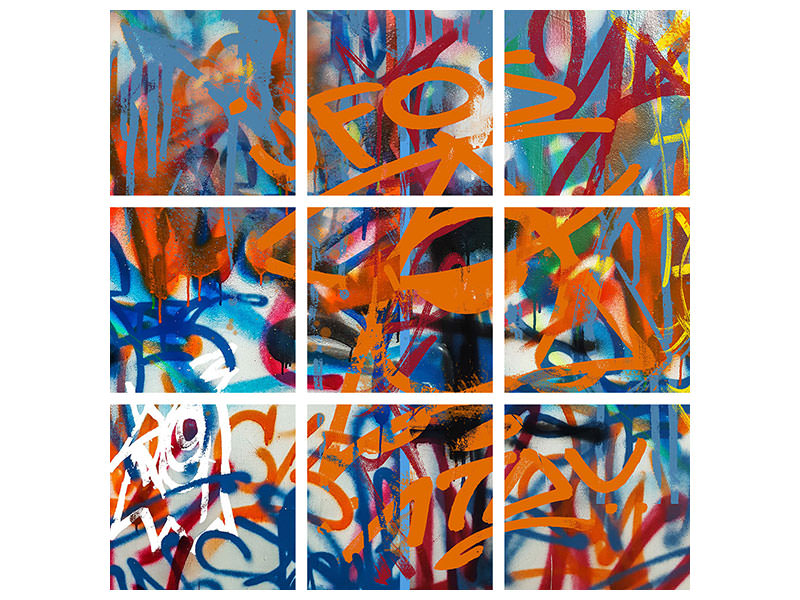 9-piece-canvas-print-graffiti-ufos