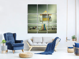 9-piece-canvas-print-the-life-guard