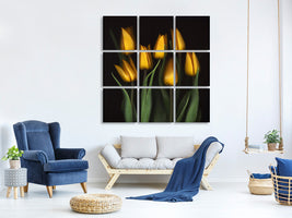 9-piece-canvas-print-tulips-ii