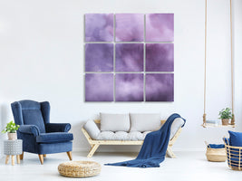9-piece-canvas-print-watercolor-in-purple