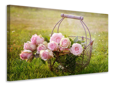 canvas-print-a-basket-full-of-roses