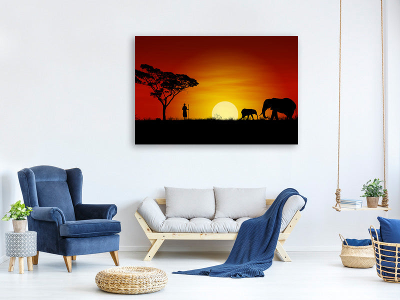 canvas-print-african-steppe-elephant