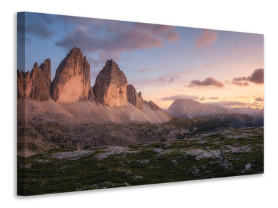 canvas-print-an-evening-in-the-dolomites