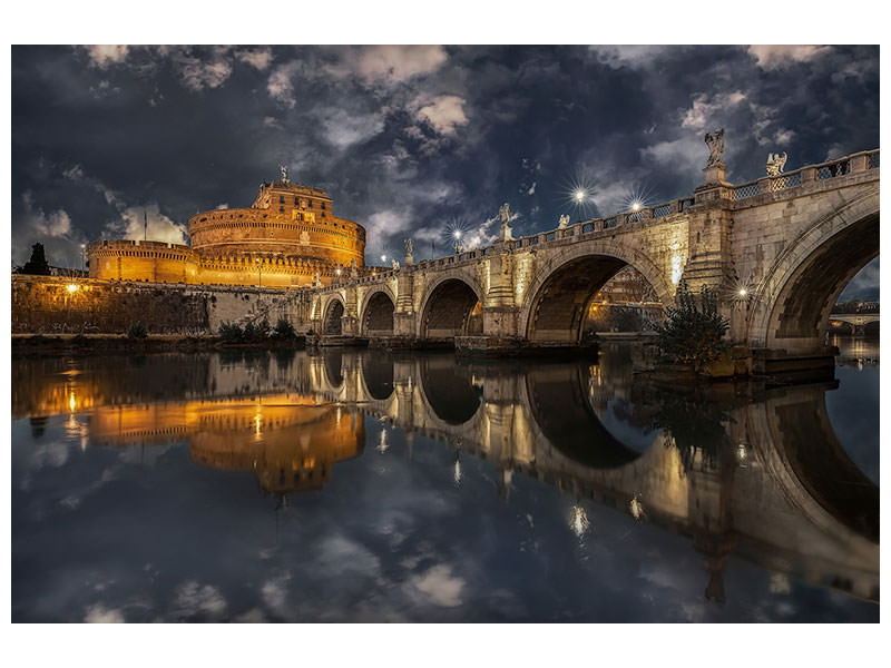 canvas-print-arches-and-clouds