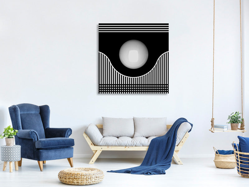 canvas-print-ball-curve-and-line