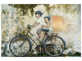 canvas-print-bicycle-graffiti