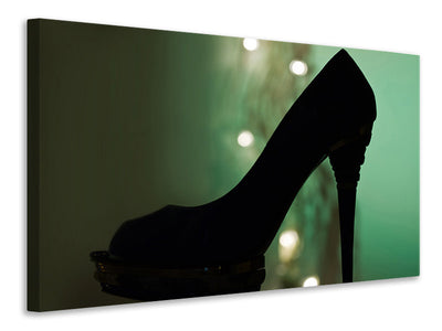 canvas-print-black-high-heel